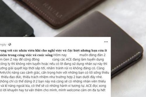 Tranh cãi việc 2 nhân viên Gen Z phá hoại công ty sau khi bị cho thôi việc