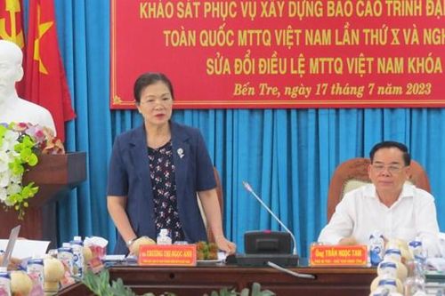 Bến Tre là một trong những địa phương có nhiều điểm sáng trong công tác Mặt trận