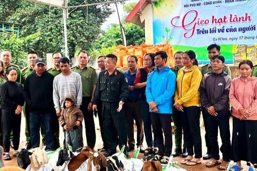 Công an huyện Ea H'leo gieo hạt lành trên lối về của người lầm lỗi