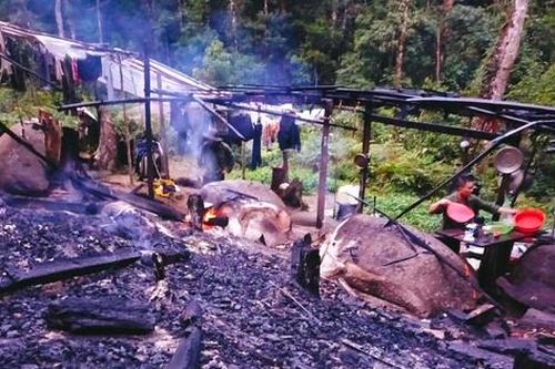 Chốt bảo vệ rừng ở Đắk Lắk bị đốt rụi, nghi lâm tặc trả thù