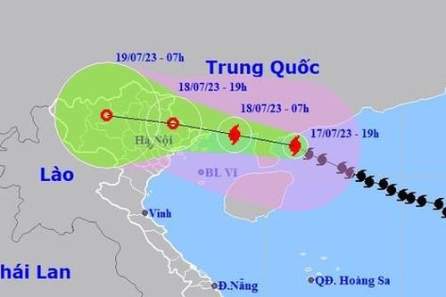 Bão Talim di chuyển rất nhanh, ngày mai đỉnh điểm mưa dông gió giật
