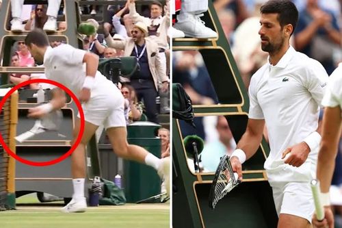 Thua Alcaraz ở chung kết Wimbledon, Djokovic nổi giận đập vợt