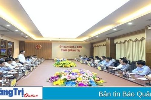 UBND tỉnh làm việc với Tổ hợp nhà đầu tư dự án Trung tâm Điện khí LNG Hải Lăng, giai đoạn 1 - 1.500 MW