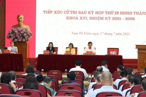 Cử tri quận Nam Từ Liêm kiến nghị nhiều vấn đề dân sinh