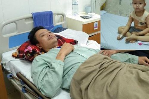 MS 861: Cuộc sống cùng khổ của gia đình có con 5 tuổi mắc ung thư máu, bố bị liệt nửa người
