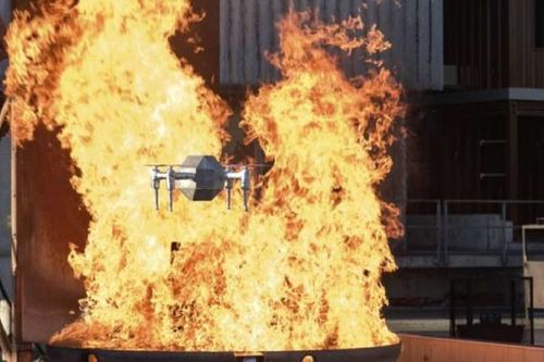 Drone tìm và lập bản đồ hỏa hoạn