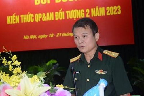 Bộ Tổng Tham mưu khai mạc lớp bồi dưỡng kiến thức quốc phòng và an ninh đối tượng 2 năm 2023