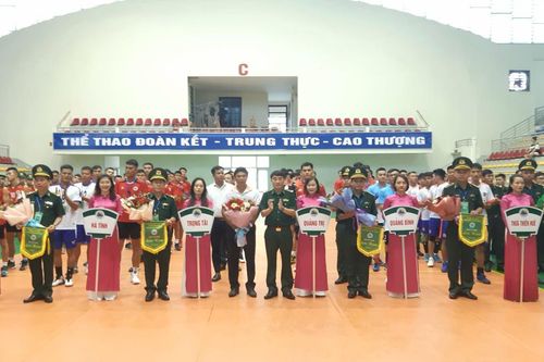 Khai mạc Hội thao bóng chuyền Bảng C khu vực I BĐBP năm 2023