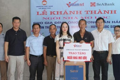 Báo VietNamNet trao Ngôi nhà mơ ước đến gia đình có hoàn cảnh khó khăn