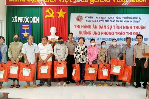 Cục Thi hành án dân sự tỉnh Ninh Thuận đẩy mạnh các phong trào thi đua yêu nước