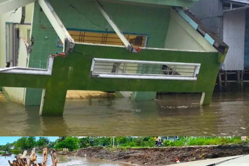 Nguy cơ cao sạt lở bờ sông, bờ biển Cà Mau