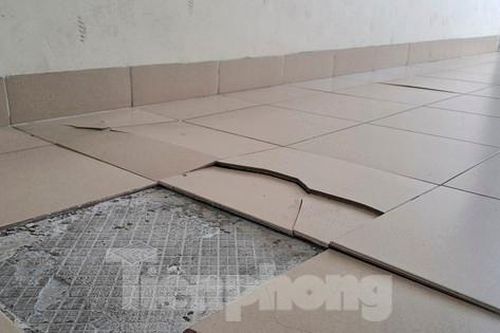 Nền nhà chung cư ở Bình Định nứt toác, cư dân hốt hoảng tháo chạy