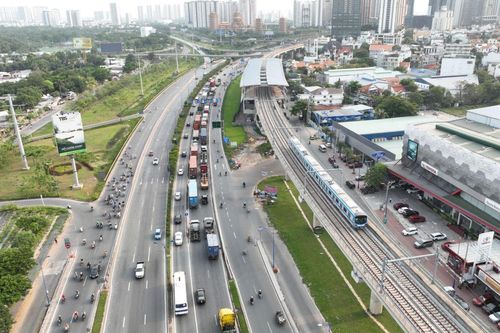 Toàn cảnh đường Võ Nguyên Giáp vừa được đặt tên ở TP Hồ Chí Minh