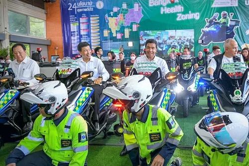 Thủ đô Thái Lan ra mắt đoàn xe máy cứu thương