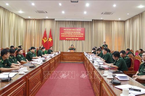 Đoàn công tác của Bộ Tư lệnh Bộ đội Biên phòng làm việc tại Đắk Lắk