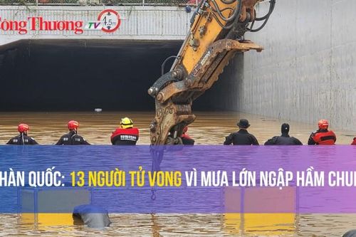 Hàn Quốc: 13 người tử vong vì mưa lớn ngập hầm chui