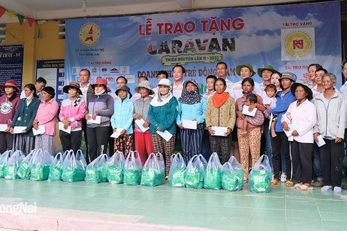 Hội Doanh nhân trẻ Đồng Nai tổ chức caravan thiện nguyện