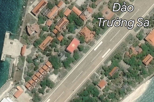 Google Maps đã khôi phục hình ảnh cờ Tổ quốc trên đảo Trường Sa Lớn