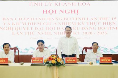 Ban chấp hành Đảng bộ tỉnh Khánh Hòa tổ chức Hội nghị giữa nhiệm kỳ 2020-2025