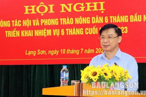 Sơ kết công tác hội nông dân 6 tháng đầu năm
