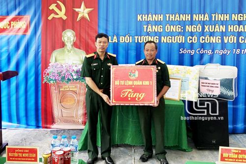 TP. Sông Công: Hỗ trợ xây dựng nhà tình nghĩa tặng gia đình chính sách