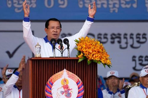 Thủ tướng Campuchia kêu gọi toàn dân đi bỏ phiếu bầu cử