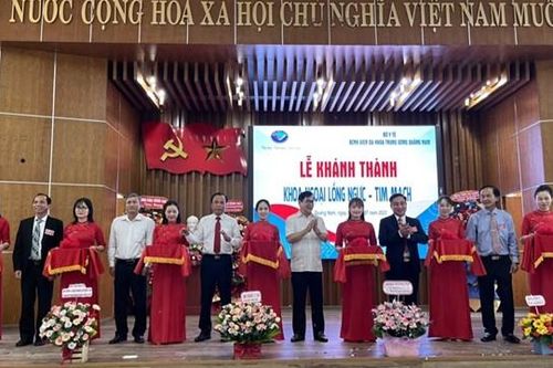 BVĐK TƯ Quảng Nam khánh thành khoa Ngoại tim mạch - Lồng ngực