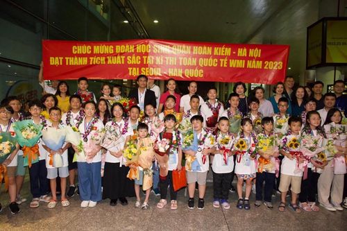 Học sinh quận Hoàn Kiếm giành nhiều giải cao tại kỳ thi toán quốc tế