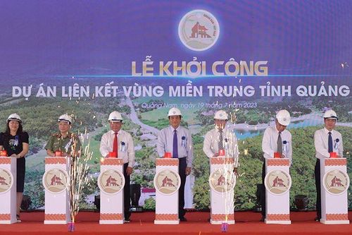 Quảng Nam khởi công dự án giao thông liên kết vùng miền trung