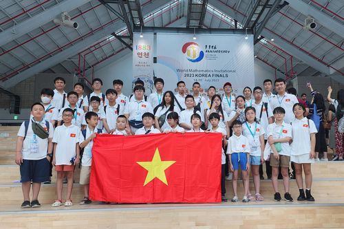 34 học sinh Việt Nam đoạt giải tại Kỳ thi Toán Quốc tế WMI 2023