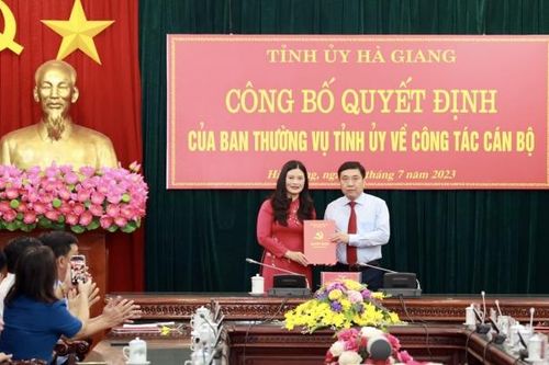 Bí thư Huyện ủy Mèo Vạc được bổ nhiệm giữ chức Trưởng ban Tuyên giáo Tỉnh ủy Hà Giang