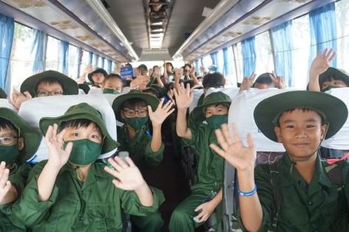 100 'chiến sĩ' nhí Cần Thơ tham gia Học kỳ trong quân đội