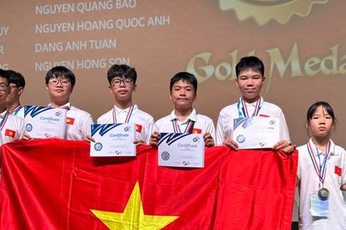 Đoàn Việt Nam đoạt 6 Huy chương Vàng kỳ thi Toán Quốc tế WMI 2023