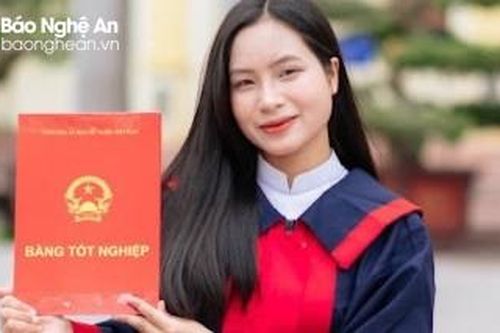 Chân dung nữ thủ khoa khối D của tỉnh Nghệ An