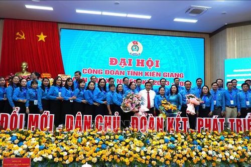 Công đoàn Kiên Giang tổ chức thành công đại hội điểm của 12 tỉnh đồng bằng Sông Cửu Long