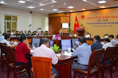 Kiên Giang: Tuyên truyền phổ biến luật và pháp lệnh năm 2023