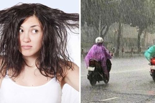 Mùa mưa, cẩn trọng loạt hệ lụy sức khỏe kéo theo khi dùng mũ bảo hiểm, áo mưa ẩm hôi