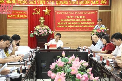 Tiếp tục tham mưu, triển khai có hiệu quả các lĩnh vực khoa giáo