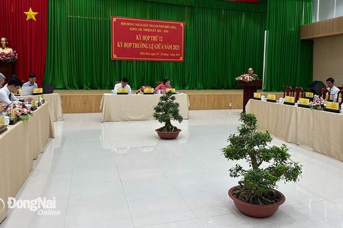Kỳ họp thứ 12 HĐND TP.Biên Hòa: Xem xét nhiều nội dung về phát triển kinh tế - xã hội