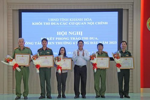 Khối thi đua các cơ quan nội chính tỉnh sơ kết 6 tháng đầu năm