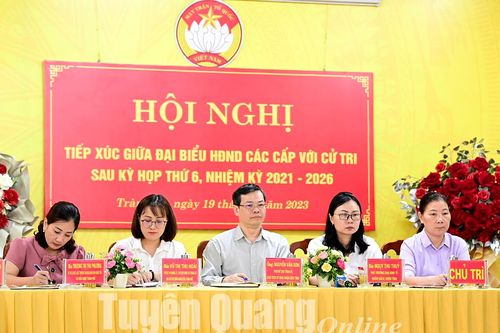 Cử tri và nhân dân xã Tràng Đà cần tích cực chung tay xây dựng xã nông thôn mới kiểu mẫu