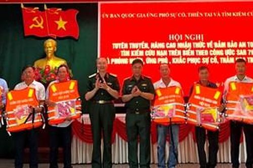 Tuyên truyền pháp luật liên quan về tìm kiếm cứu nạn trên biển