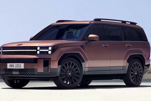 Hyundai Santa Fe 2024 lộ diện mang nhiều đường nét của Defender