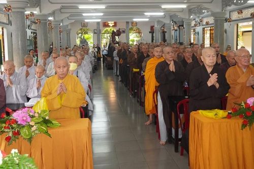 Lãnh đạo Quận ủy Q.Gò Vấp thăm, ký kết phối hợp hoạt động cùng Ban Trị sự Phật giáo quận