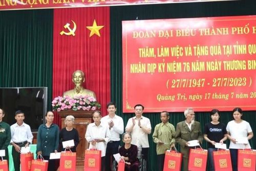 Hà Nội hỗ trợ đầu tư xây dựng 3 công trình tại tỉnh Quảng Trị