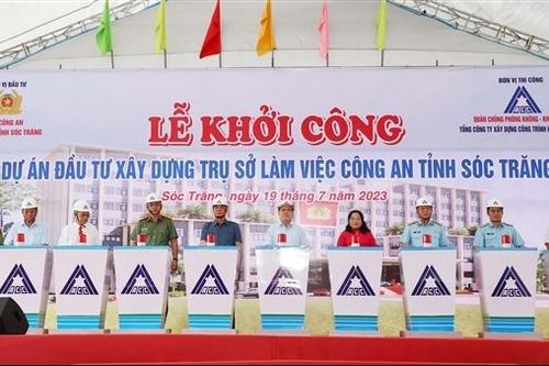 Khởi công xây dựng trụ sở Công an tỉnh Sóc Trăng