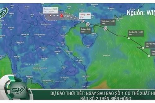 Bão số 1 vừa tan, Biển Đông nhiều khả năng đón thêm bão số 2