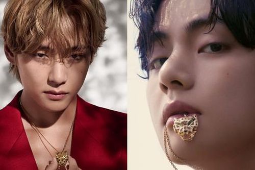 V BTS trở thành 'chàng thơ' mới của 'nhà báo gấm' Cartier