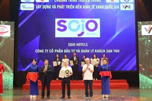 SOJO Hotels được tôn vinh nhờ chuyển đổi số vì môi trường
