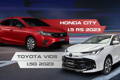 Tầm giá 600 triệu, chọn Toyota Vios 1.5G 2023 hay Honda City 1.5 RS 2023?